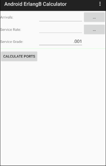 ErlangBCalc image
